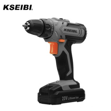 KSEIBI 20V Cordless Light 2-speed Drill Power Tools with 2 batteries Electronic Machine